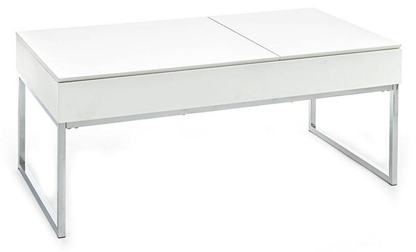 Bílý konferenční stolek s bílou deskou 60x110 cm Celinda – Tomasucci