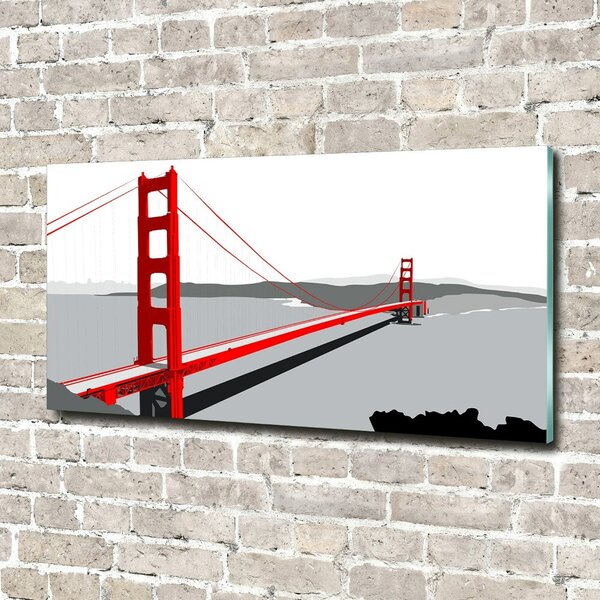 Foto obraz sklo tvrzené Most San Francisco osh-98448753