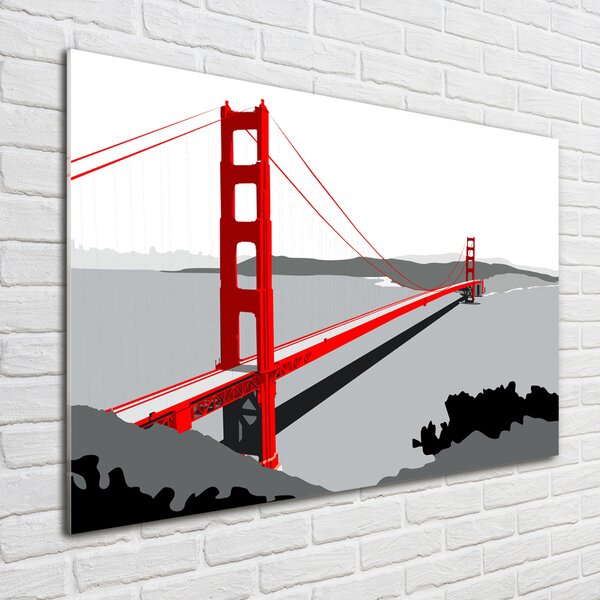 Foto obraz sklo tvrzené Most San Francisco osh-98448753