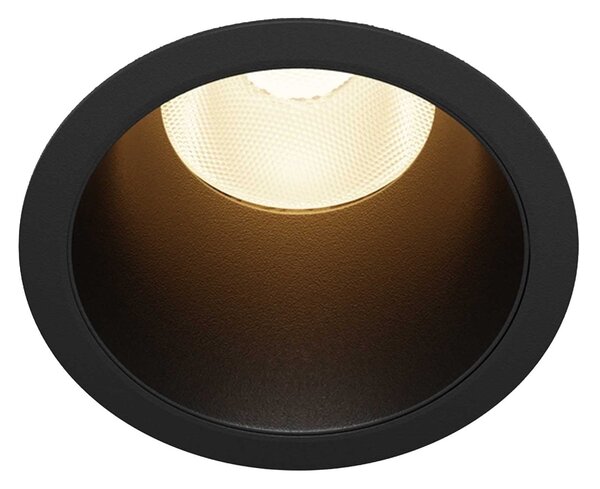Maytoni downlight Dip LED 50° zápustné kruhové svítidlo černé 113xØ76mm3000K15W