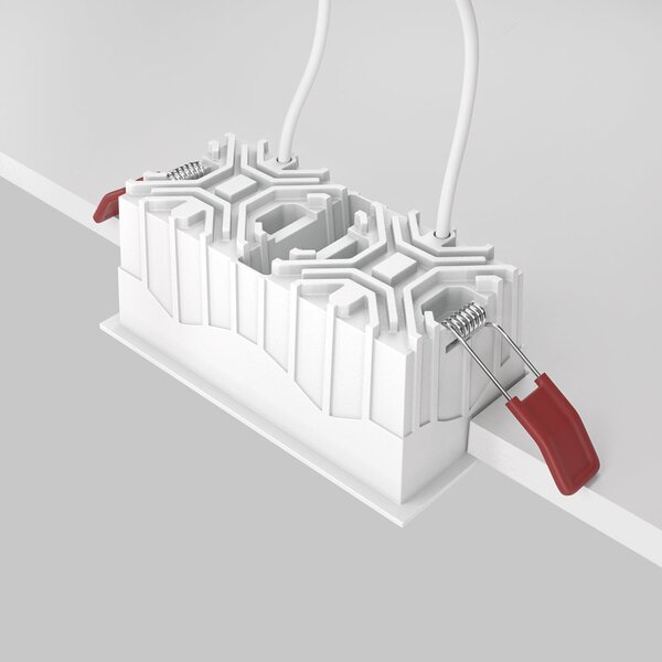 Maytoni downlight Alfa LED 10W 36° zápustné čtvercové svítidlo černé Jednoduchá