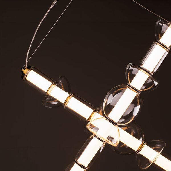 Maytoni Cosmo LED závěsné svítidlo Černá