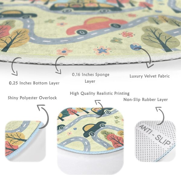 Dětský koberec ø 120 cm Comfort – Mila Home