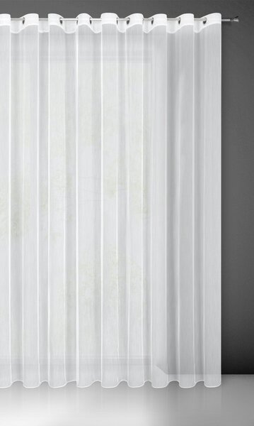 ZÁCLONA NA KROUŽCÍCH NICEA 350X250 CM BÍLÁ BS