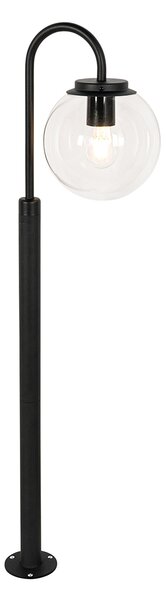 Moderní lucerna černá s plastem 104 cm IP44 - Sfera