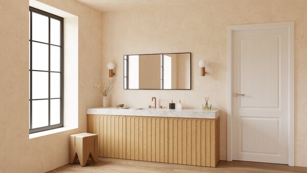 Dubiel Vitrum One zrcadlo 50x100 cm obdélníkový černá 5905241013077