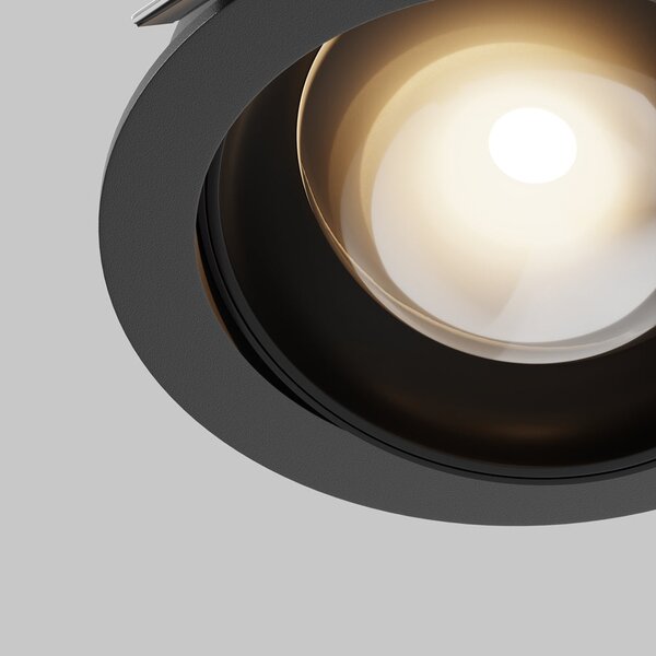 Maytoni downlight Lens LED 3000K 12W 70° zápustné kruhové svítidlo Bílá