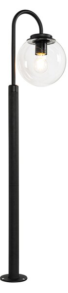 Moderní lucerna černá s plastem 104 cm IP44 - Sfera