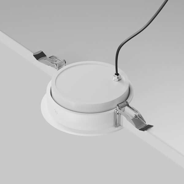 Maytoni downlight Lens LED 3000K 12W 70° zápustné kruhové svítidlo Bílá
