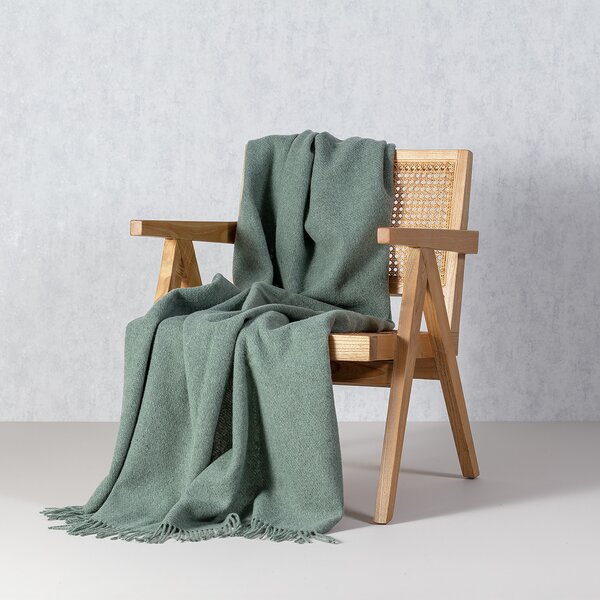 Pléd Zelandia 140x200cm melange smoke green