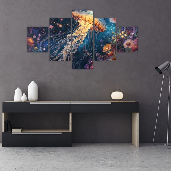 Obraz - Magická medúza (125x70 cm)
