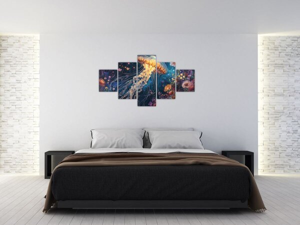 Obraz - Magická medúza (125x70 cm)