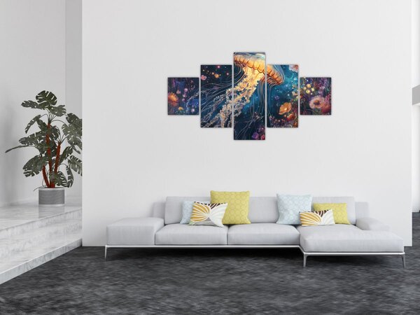 Obraz - Magická medúza (125x70 cm)