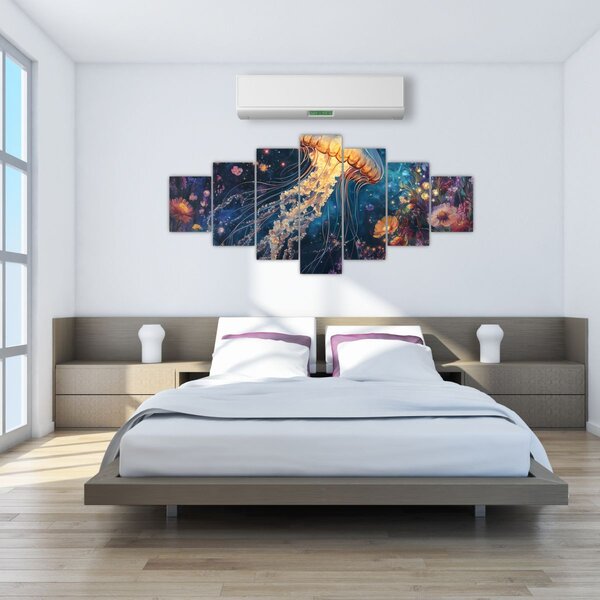 Obraz - Magická medúza (210x100 cm)