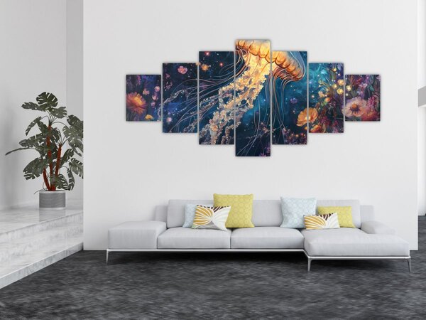 Obraz - Magická medúza (210x100 cm)