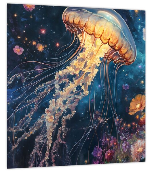 Obraz - Magická medúza (30x30 cm)