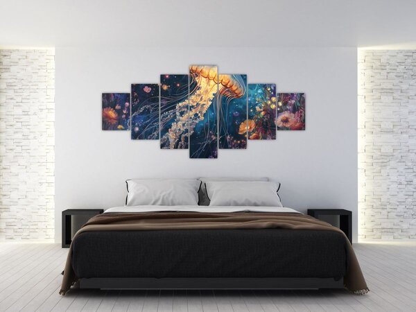Obraz - Magická medúza (210x100 cm)