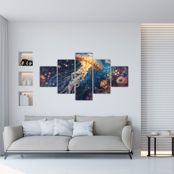 Obraz - Magická medúza (125x70 cm)