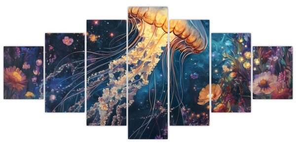 Obraz - Magická medúza (210x100 cm)