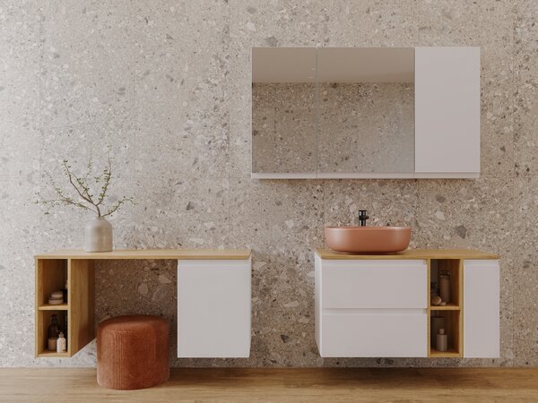 Cersanit Moduo umyvadlo 50x35.5 cm oválné na pult matný K116-131