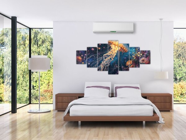 Obraz - Magická medúza (210x100 cm)
