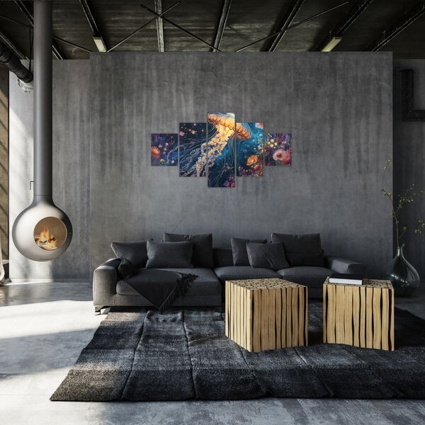 Obraz - Magická medúza (125x70 cm)