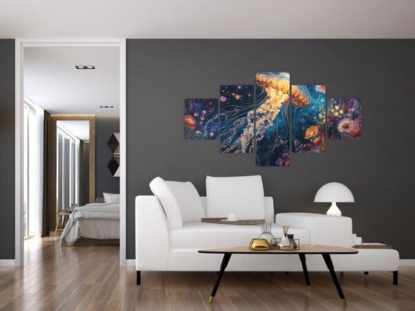 Obraz - Magická medúza (125x70 cm)