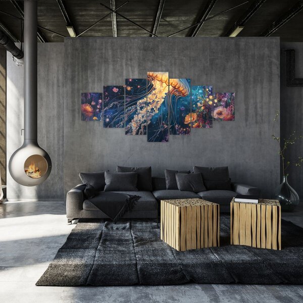 Obraz - Magická medúza (210x100 cm)