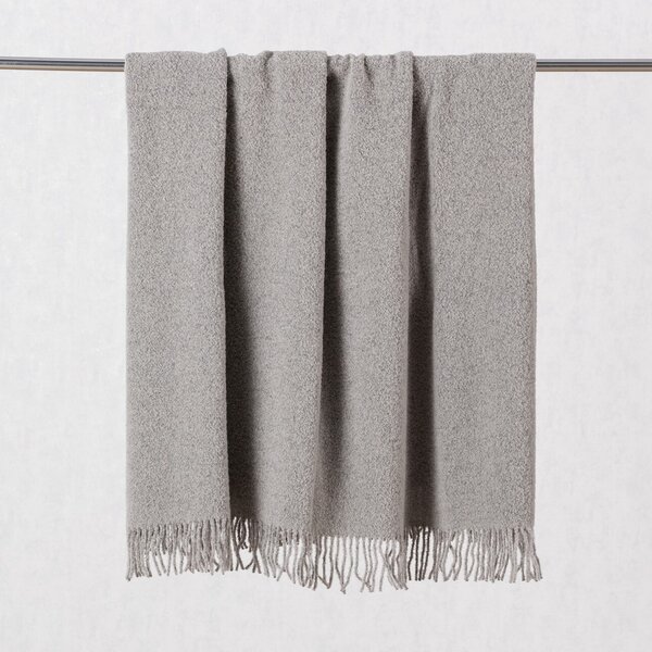 Pléd Boucle 140x200cm silver grey