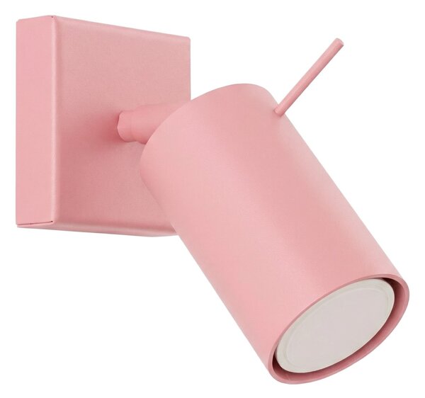 Sollux Lighting Nástěnné svítidlo RING růžové
