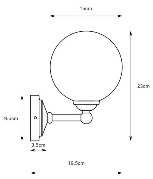 Markslöjd Tropea nástěnné svítidlo 1x20 W chrom 109022