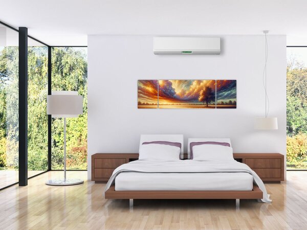 Obraz - Strom v poli (170x50 cm)