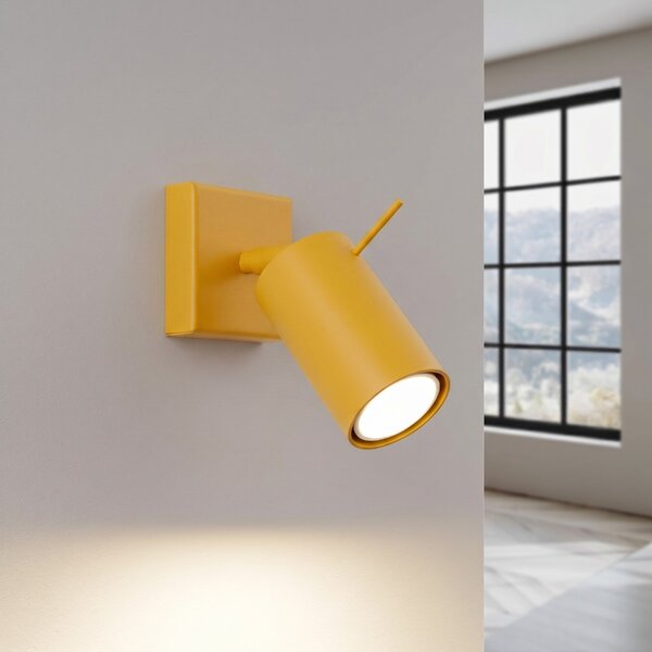 Sollux Lighting Nástěnné svítidlo RING žluté