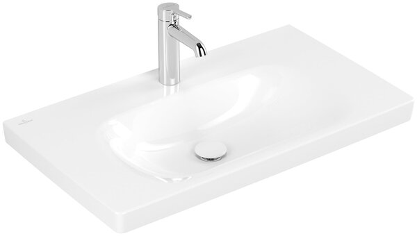 Villeroy & Boch Skyla umyvadlo 80x46 cm obdélníkový nábytkový bílá lesk 5A518101
