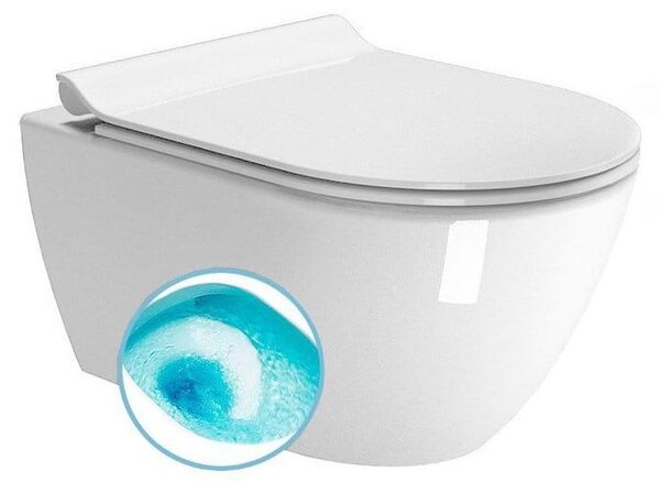 Závěsné WC set Sapho PURA otevřený splachovací kruh 881611