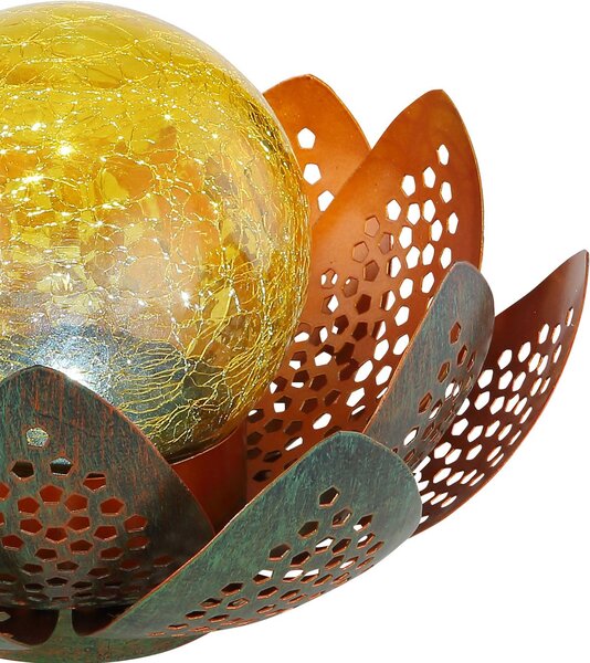 Globo Lighting Solar solární stojací lampa 1x0.06 W zelená-zlatá 33655