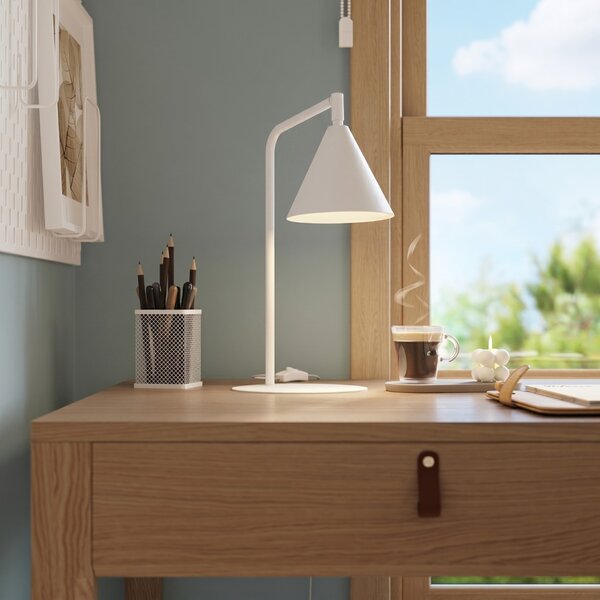 Sollux Lighting Stolní lampa NOX bílá