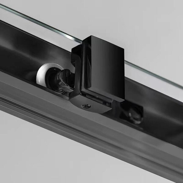 SIGMA SIMPLY BLACK rohový sprchový kout 800x800 mm, rohový přístup, čiré sklo