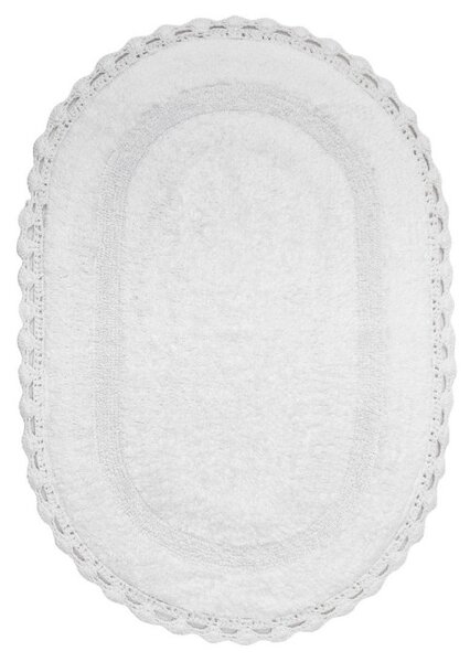 Koupelnový kobereček CROCHET bílý