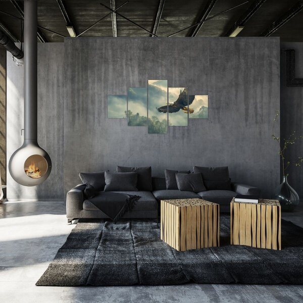 Obraz - Letící orel (125x70 cm)