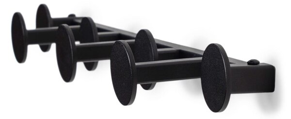 Černý kovový nástěnný věšák Bottoni – Spinder Design