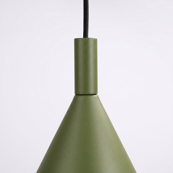 Sollux Lighting Závěsné svítidlo NOX 25 olivově zelené