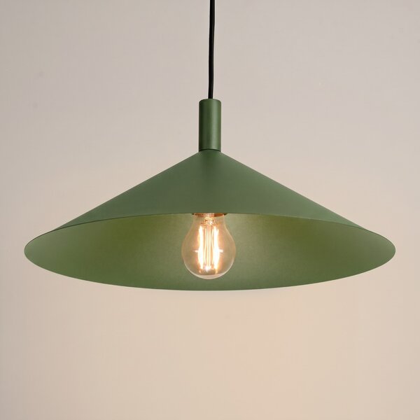 Sollux Lighting Závěsné svítidlo NOX 40 olivově zelené