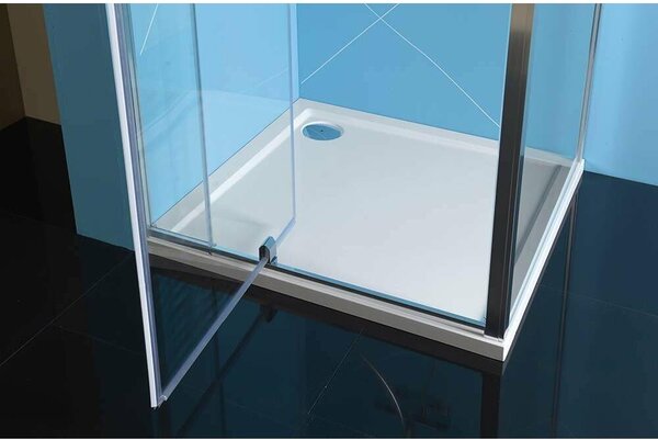 EASY LINE sprchový kout ve tvaru U, 900-1000x700 mm, provedení L/R, čiré sklo