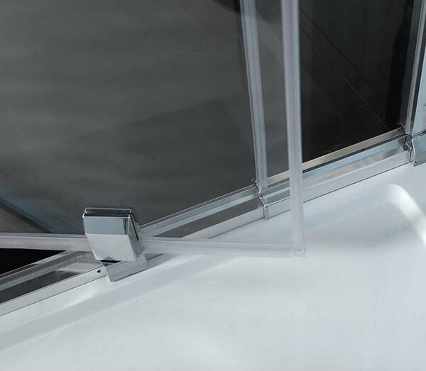 EASY LINE sprchový kout ve tvaru U, 900-1000x700 mm, provedení L/R, čiré sklo