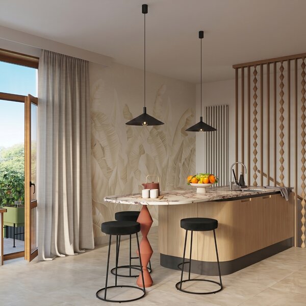Sollux Lighting Závěsné svítidlo NOX 40 černé