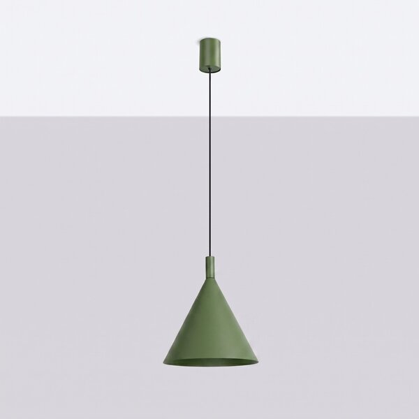 Sollux Lighting Závěsné svítidlo NOX 25 olivově zelené