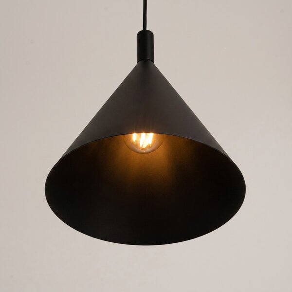 Sollux Lighting Závěsné svítidlo NOX 25 černé