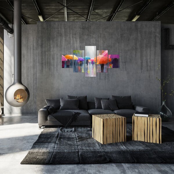 Obraz - Deštivý den (125x70 cm)