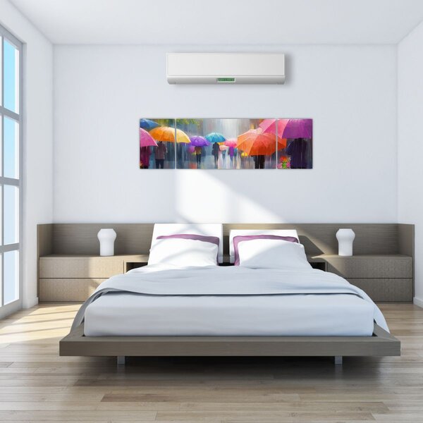 Obraz - Deštivý den (170x50 cm)